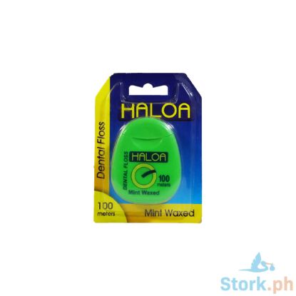 Picture of Haloa Dental Floss Mint Waxed Green 100 Meters