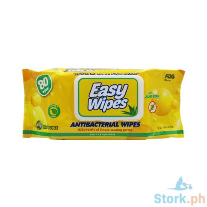 Picture of Happybee Disinfectant Anti-Bacterial Wet Wipes 80s