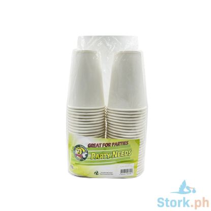 Picture of Happybee Plain Paper Cups 12oz 50s
