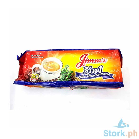 Picture of Jimm's 3in1 Coffee With Spirulina 20g 12s