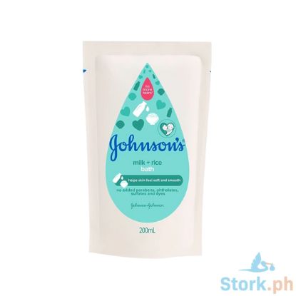 Picture of Johnson's Baby Milk Bath Refill 200Ml