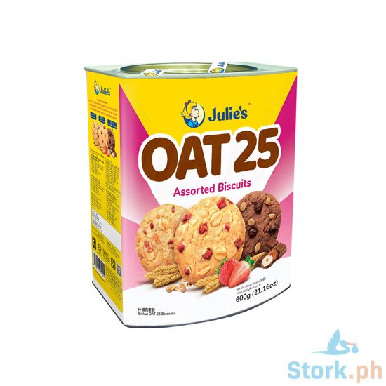 Picture of Julies Oats 25 Assorted Tins 600g