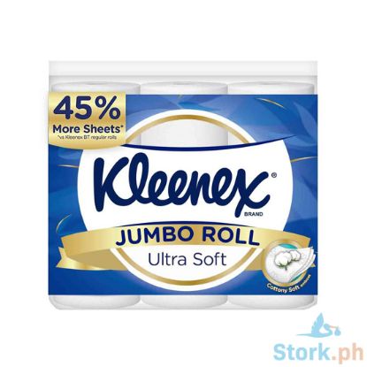 Picture of Kleenex Ultrasoft Bathroom Tissue Jumbo 4Roll 3Ply