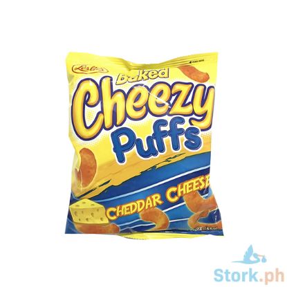Picture of Leslie's Cheezy Puff Cheddar Cheese 55g