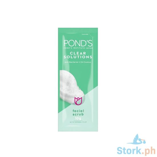 Picture of Ponds Clear Solution Facial Scrub Antibac Plus Clarity 10g 6s