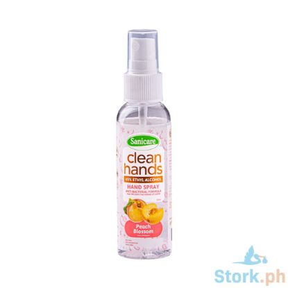 Picture of Sanicare Cleanhands Ethyl Alcohol Peach Blossom 55ml