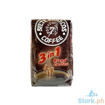 Picture of Siete Baracos 3in1 Blend Coffee Regular Grind 450g