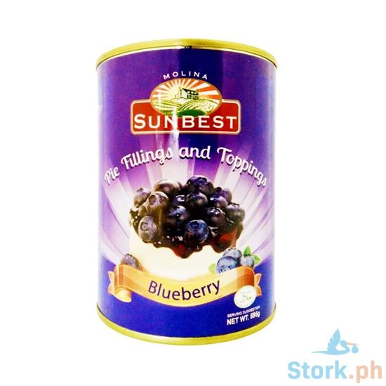 Picture of Sunbest Pie Filings + Topings Bluebery 595g