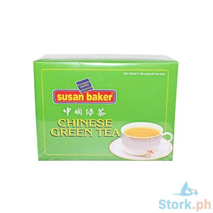 Picture of Susan Baker Premium Quality Chinese Green Tea 50 Tea Bags 100g