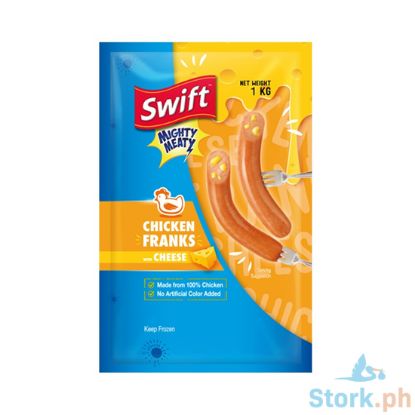 Picture of Swift Mighty Meaty Chicken Franks Regular With Cheese 1Kg
