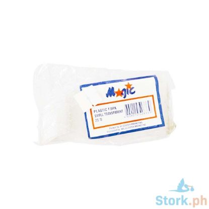 Picture of Wellcooper Magic Plastic Fork Small Transparent 25s