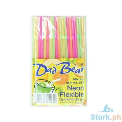 Picture of Welup Trade Neon Flexible Straws 40s