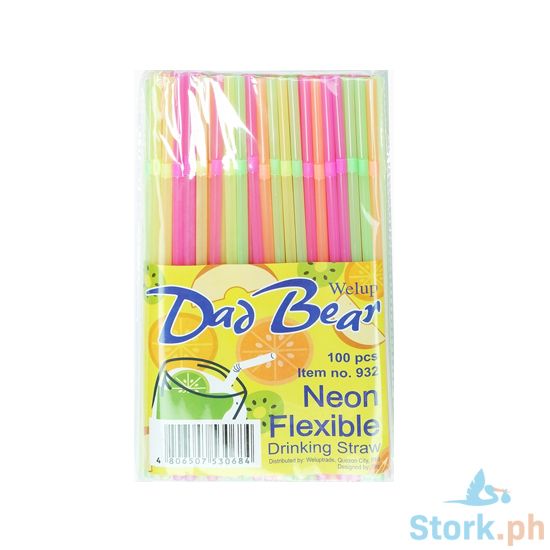 Picture of Welup Trade Neon Flexible Straws 40s