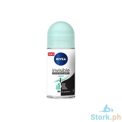 Picture of Nivea Deodorant Black And White Fresh Roll On 50Ml
