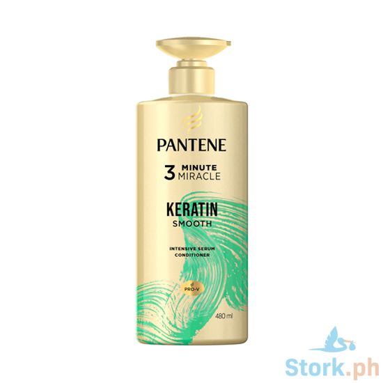 Picture of Pantene 3Minute Miracle Conditioner Keratin Smooth 480Ml