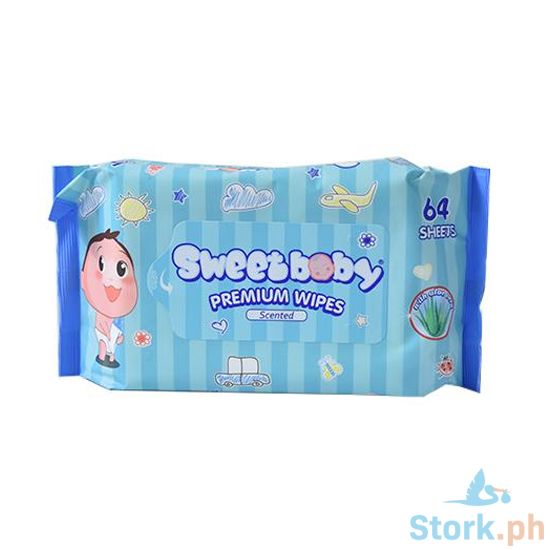 Picture of Quanta Sweet Baby Premium Wipes With Aloe 64s