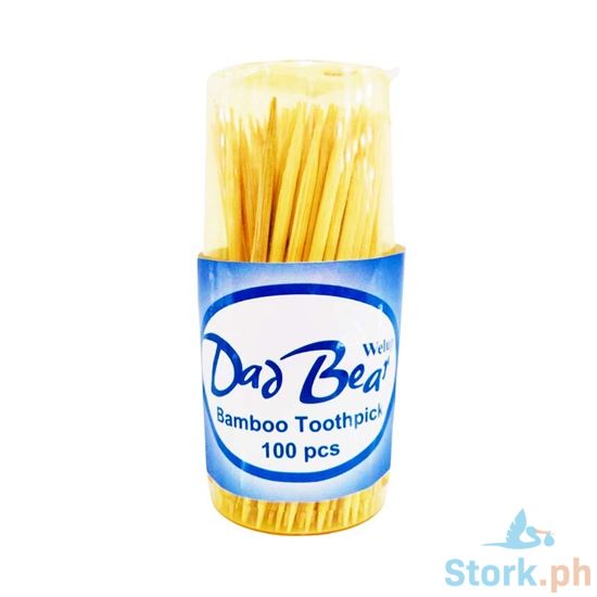 Picture of Welup Dad Bear Bamboo Toothpick 100 Pieces