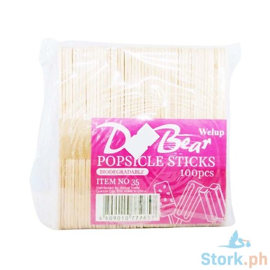 Picture of Welup Trade Popsicle Sticks 100 Pieces