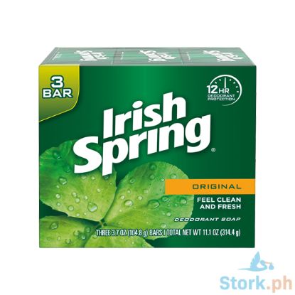 Picture of Irish Spring Bar Deodorant Soap Icy Blast 11.1oz 3s