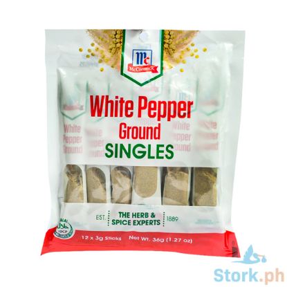 Picture of Mc Cormick White Pepper Ground 3g 12s