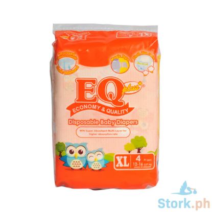 Picture of EQ Plus Diapers Extra Large 4s