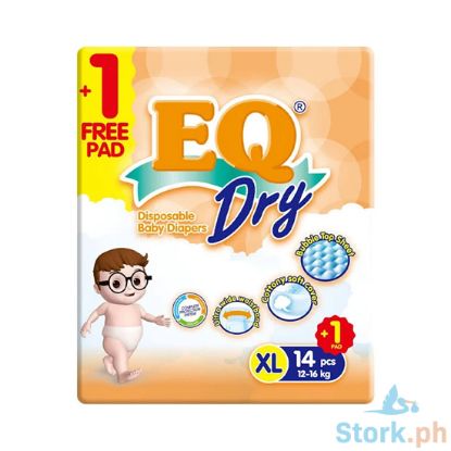 Picture of EQ Travel Dry Diaper Extra Large 14s