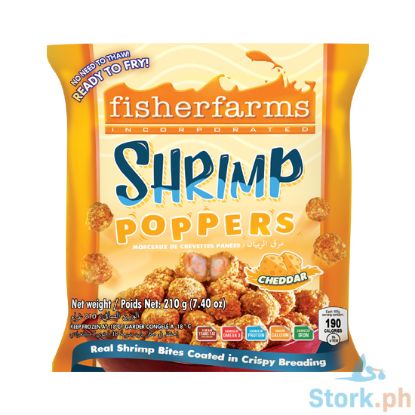Picture of Fisher Farms Shrimp Toppers Cheddar 210g
