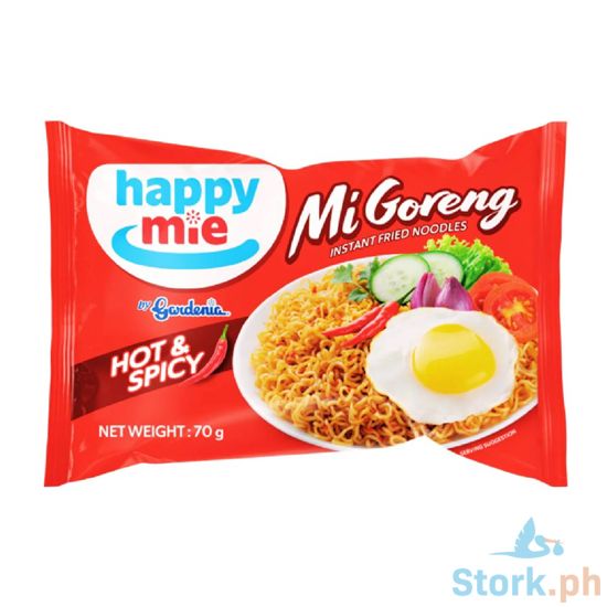 Picture of Gardenia Happy Mie Mi Goreng Instant Fried Noodles Hot & Spicy 70g
