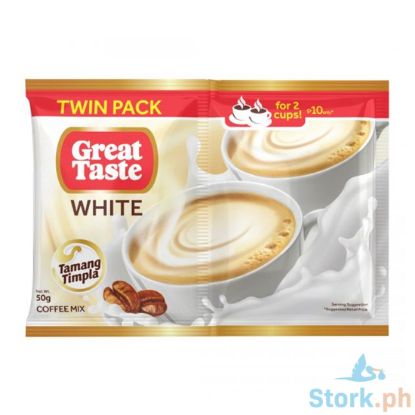 Picture of Great Taste White Caramel 50g Twinpack