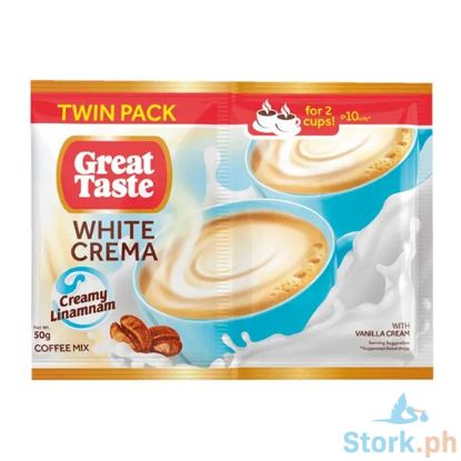 Picture of Great Taste Whtie Crema Twin Pack 50g