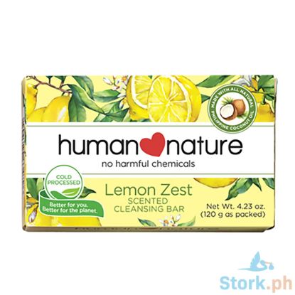 Picture of Human Nature Lemon Zest Bar Soap 120g