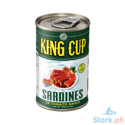 Picture of King Cup Sardines Tomato Sauce Easy Open Can 155g