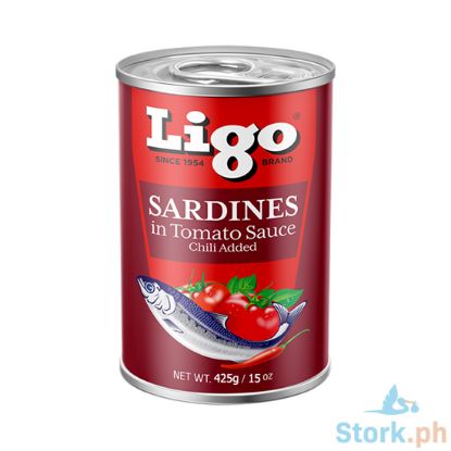 Picture of Ligo Sardines In Tomato Sauce With Chili 425g