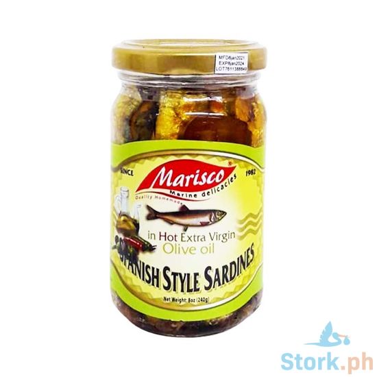 Picture of Marisco Spanish Style Sardines in Hot Extra Virgin Olive Oil 240g