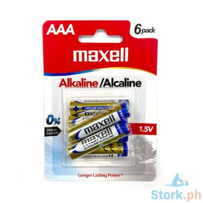 Picture of Maxell Alkaline AAA 6s