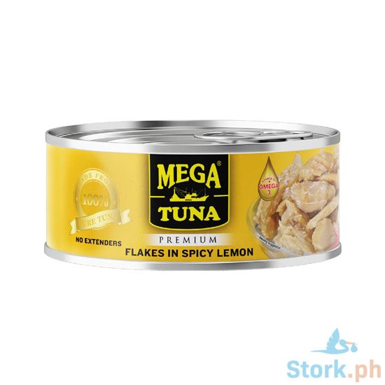 Picture of Mega Tuna Premium Flakes In Spicy Lemon 180g