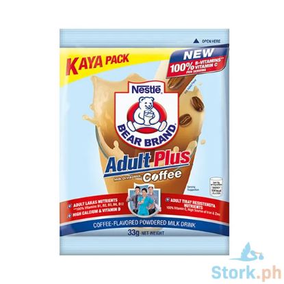 Picture of Nestle Bear Brand Adult Plus Milk Drink with Coffee 33g