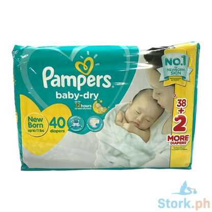 Picture of Pampers Baby-Dry Newborn up to 11 lbs 40 Diapers