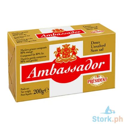 Picture of President Ambassador Unsalted Butter 200g