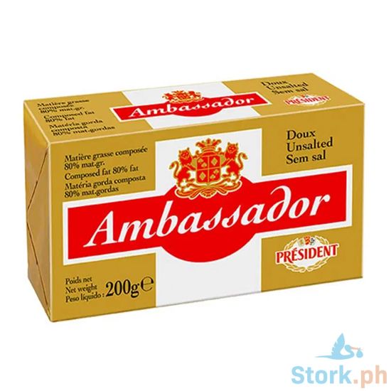 Picture of President Ambassador Unsalted Butter 200g