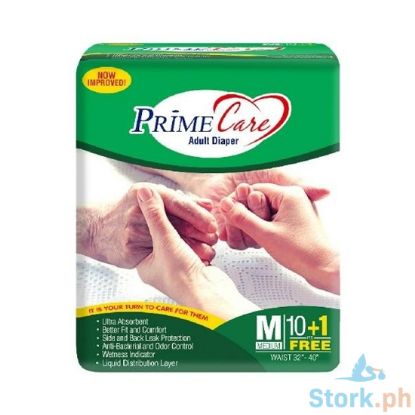 Picture of Prime Care Adult Diaper Medium 32"-40" 1 Pad
