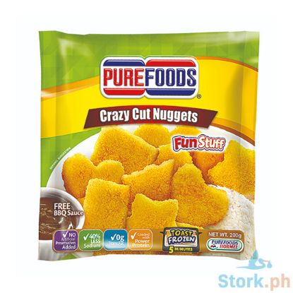 Picture of Purefoods Chicken Fun Nuggets Crazy Cut +  BBQ 200g