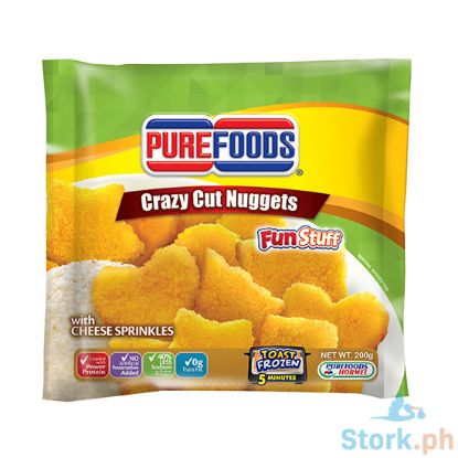 Picture of Purefoods Crazy Cut Nuggets Fun Stuff with Free Cheese Sprinkles 200g