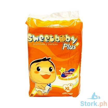 Picture of Sweet Baby Disposable Diapers XL (Over 12kg/26lbs) 4 Diapers