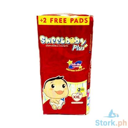 Picture of Sweet Baby Plus Disposable Diapers XXL over 15kg (33lbs) 20+2 Pads