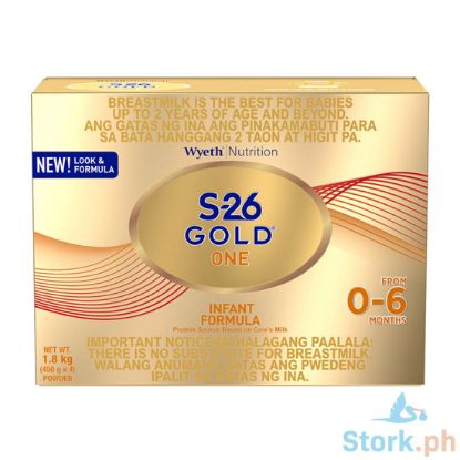 Picture of Wyeth Nutrition S-26 Gold One Infant Formula From 0-6 Months 1.8kg