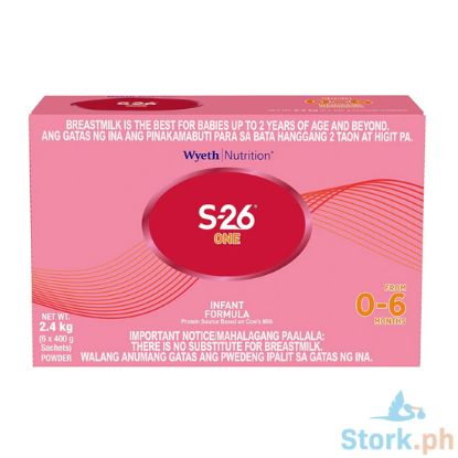 Picture of Wyeth Nutrition S-26 One Infant Formula From 0-6 Months 2.4kg