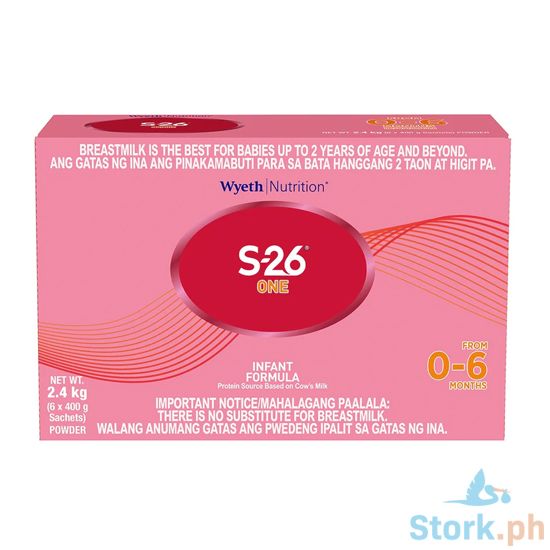 Picture of Wyeth Nutrition S-26 One Infant Formula From 0-6 Months 2.4kg