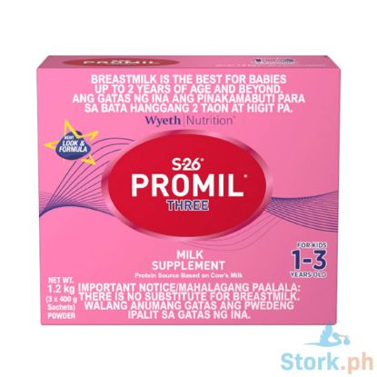 Picture of Wyeth Nutrition S-26 Promil Three Milk Supplement For Kids 1-3 Years Old 1.2kg