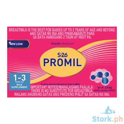 Picture of Wyeth Nutrition S-26 Promil Three Milk Supplement For Kids 1-3 Years Old 2.4kg